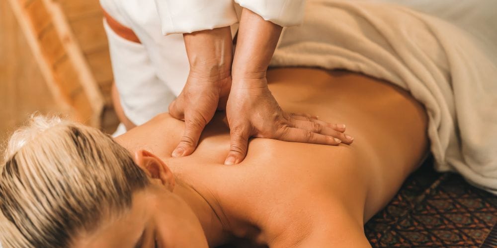 Massage therapy.